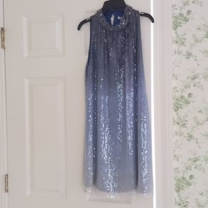 Silk Alice & Olivia Blue Dress